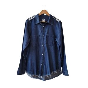 NSF Chambray Button Down Shirt
